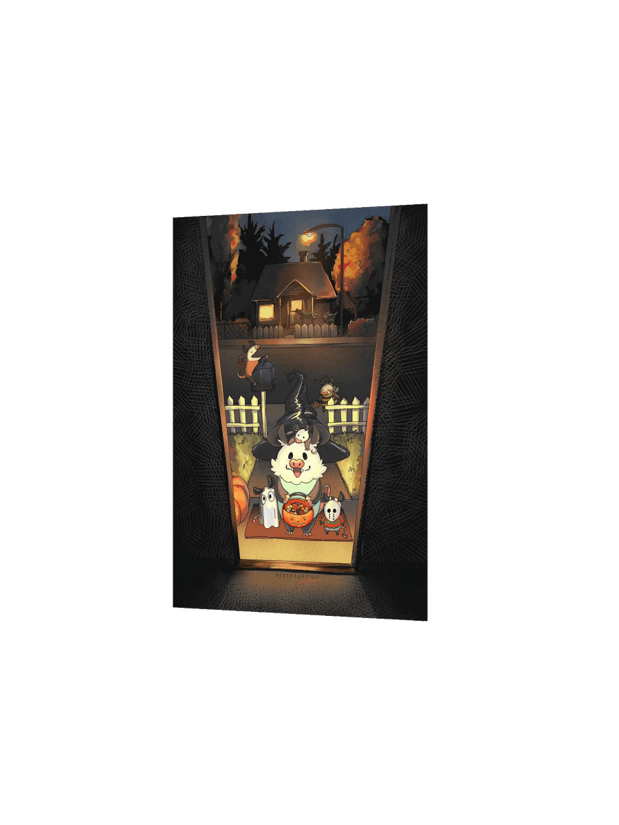 Trick or Treat Possum Print product image (3)
