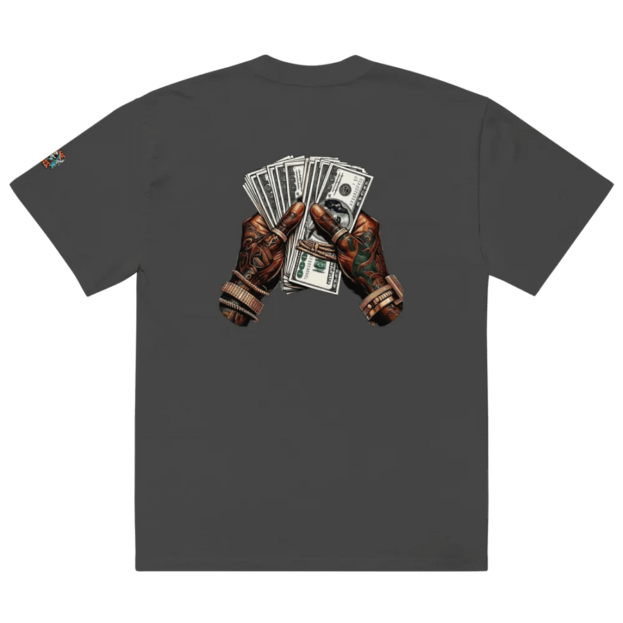 Game Over Skull Street Art Oversized Tee product image (21)