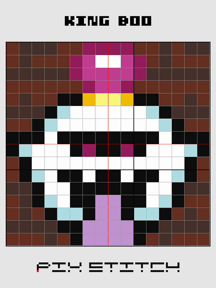 King Boo Pixel Art product image (2)
