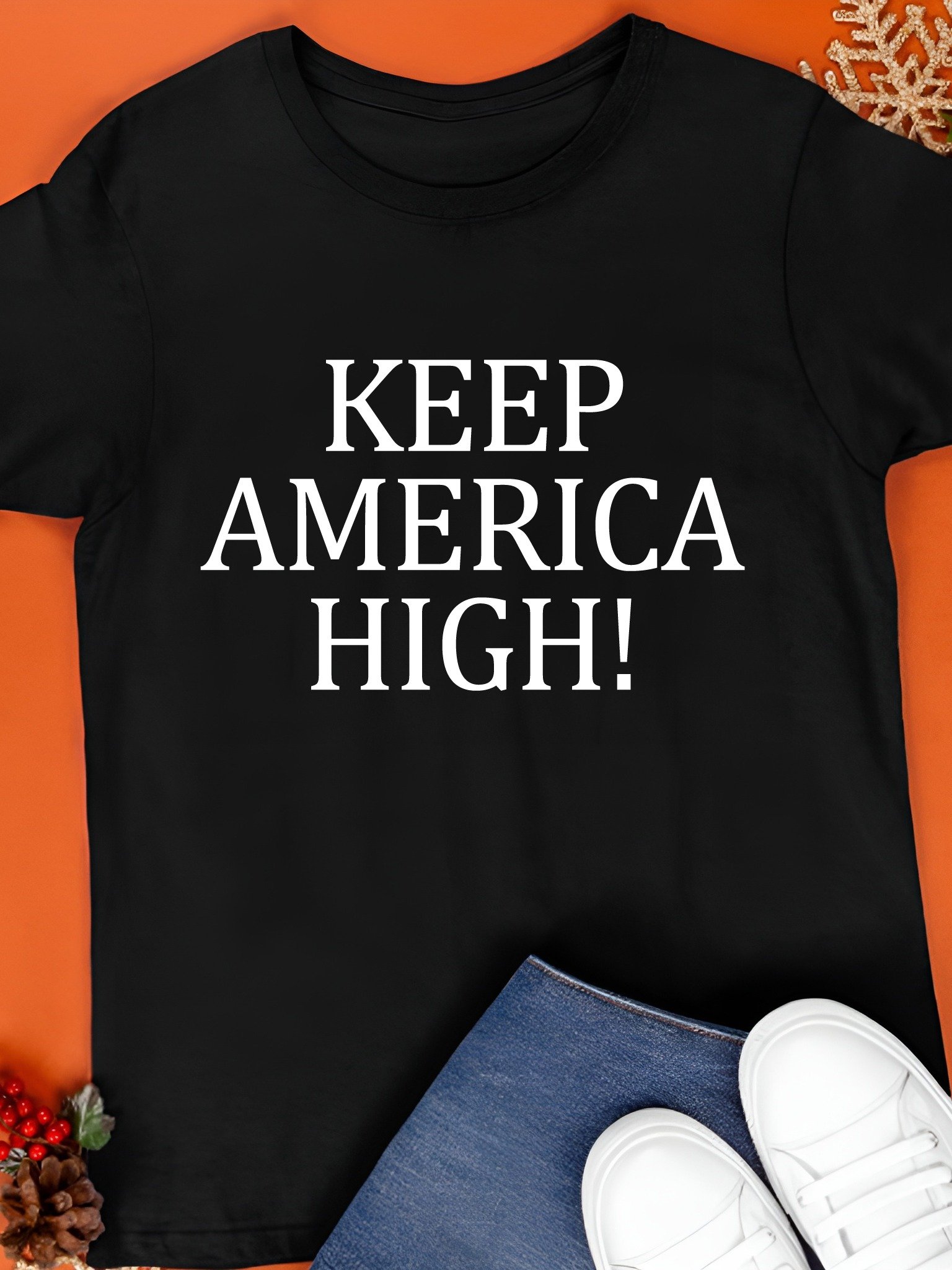 Keep America High Red Shirt product image (1)