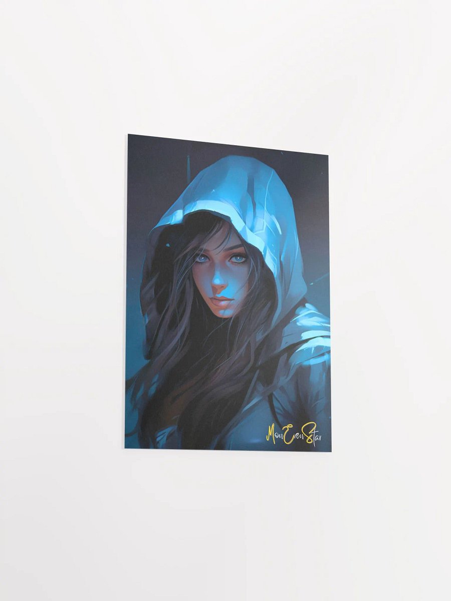 Obsidian Black Matte Poster product image (3)