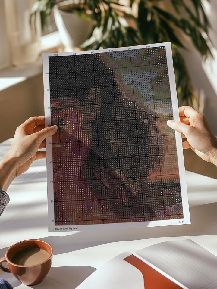 Stitches & Tea Cross Stitch Pattern product image (2)