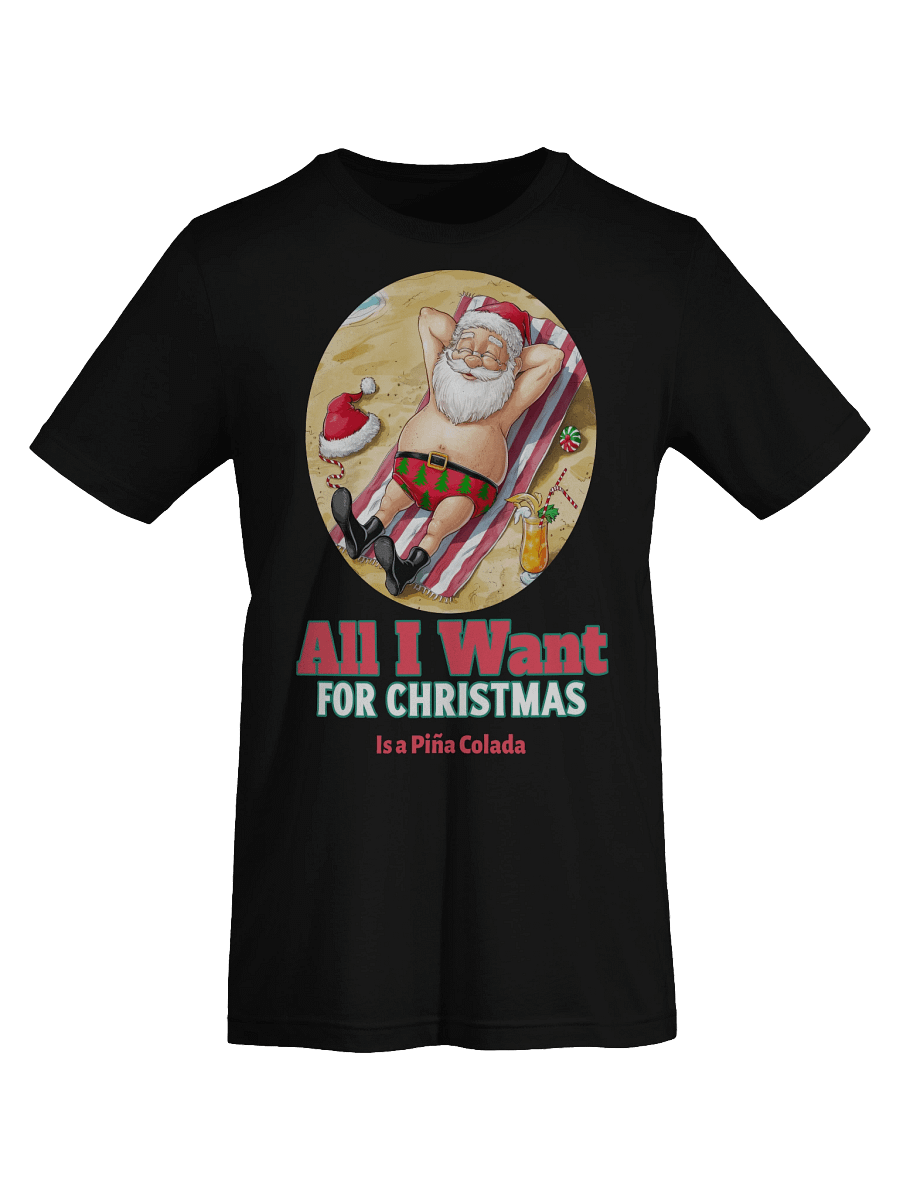 Sunny Santa Christmas Beach T-Shirt product image (8)