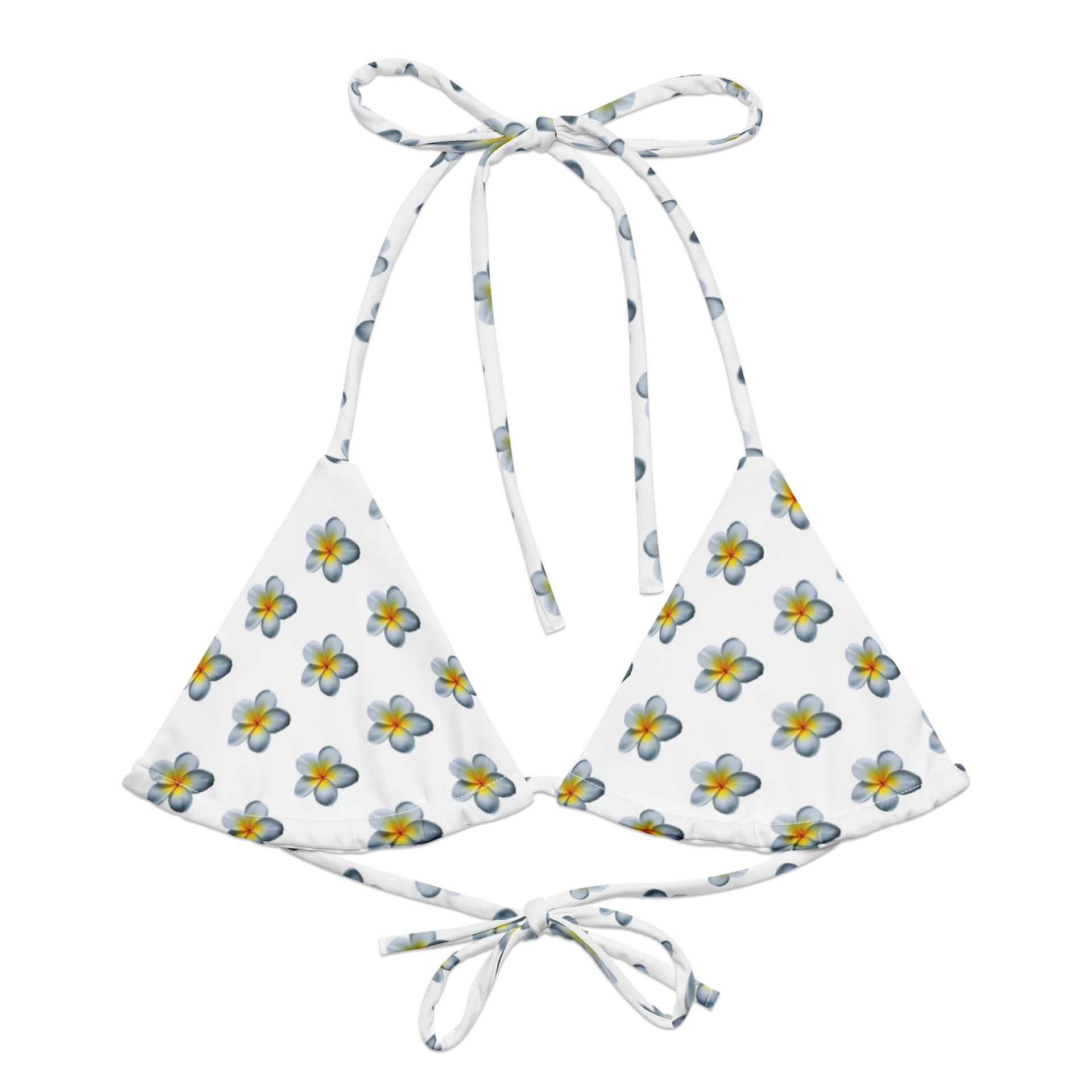 Bikini Top - Temple Flower (white) product image (2)