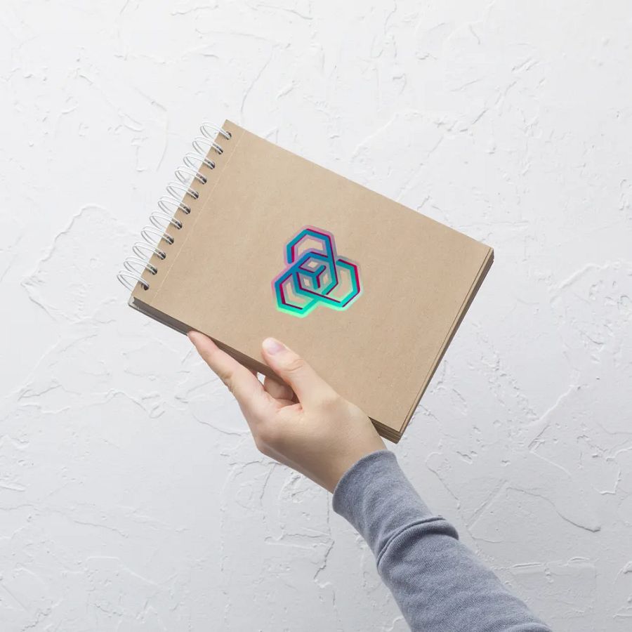 Cubie Holographic Sticker product image (9)