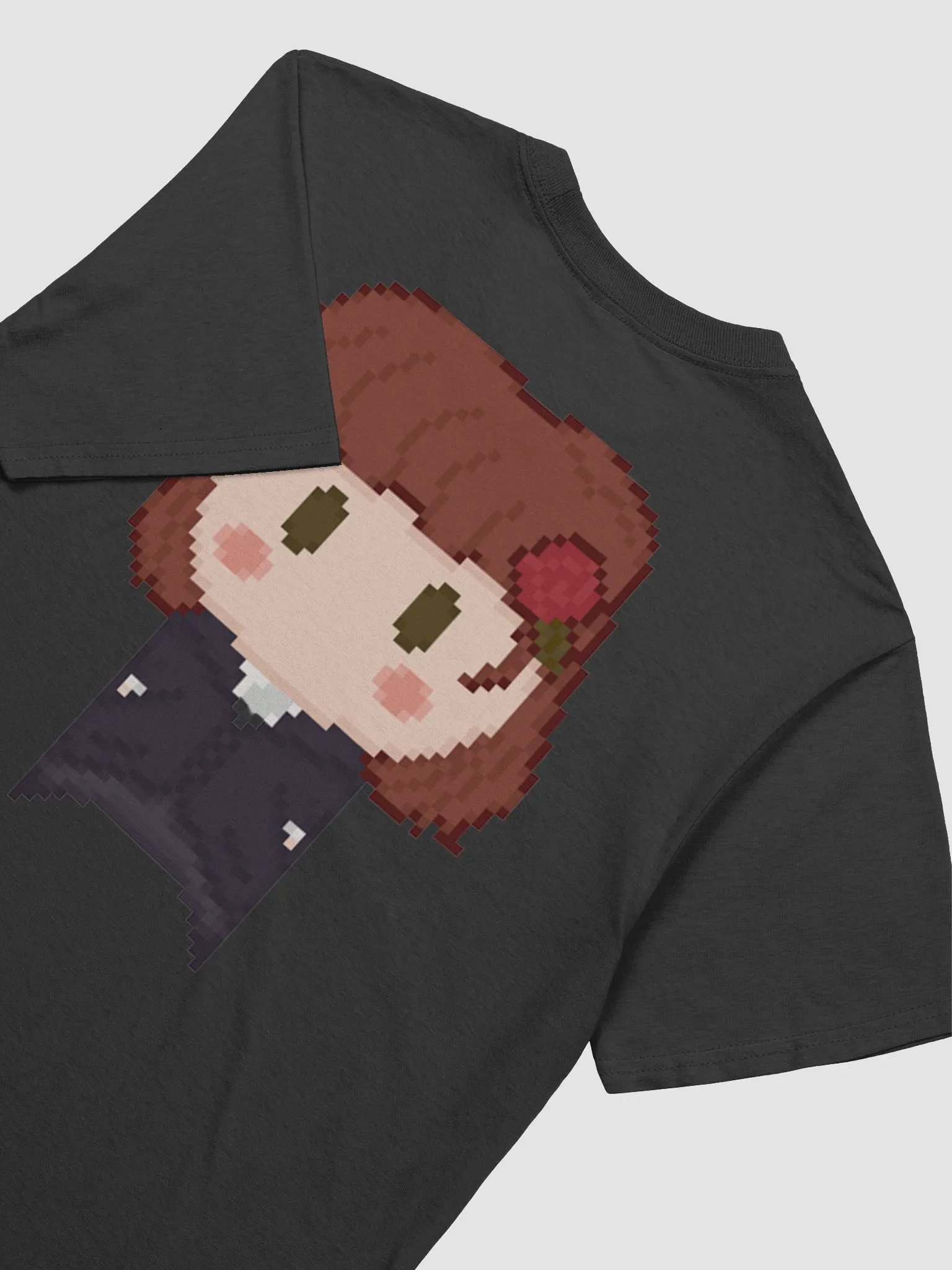 Pixel Art Rose T-Shirt | Art by SquidSlayerNate product image (4)