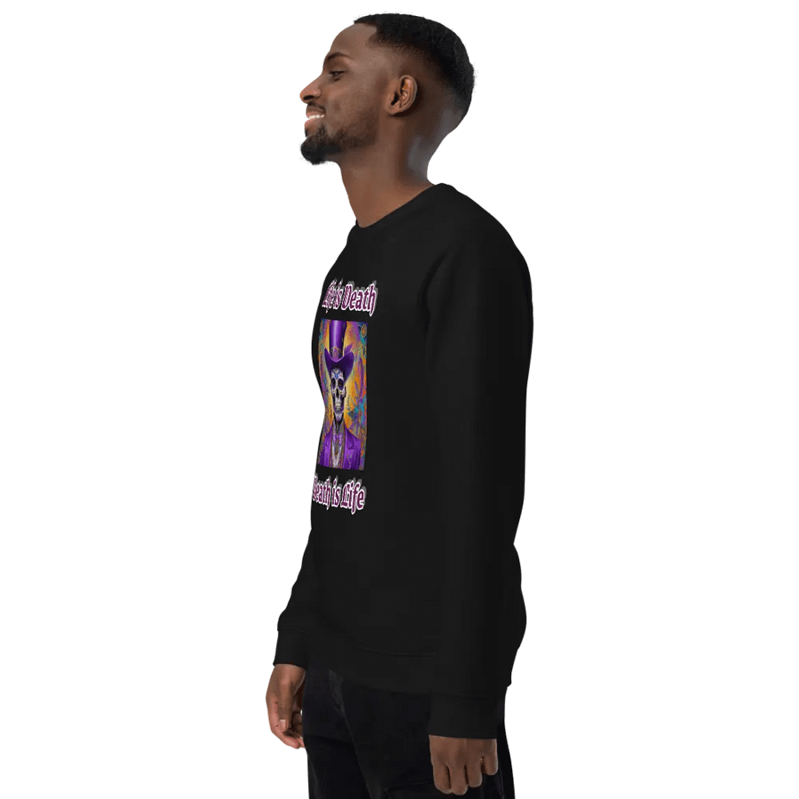 Death is Life Unisex Organic Sweatshirt product image (8)