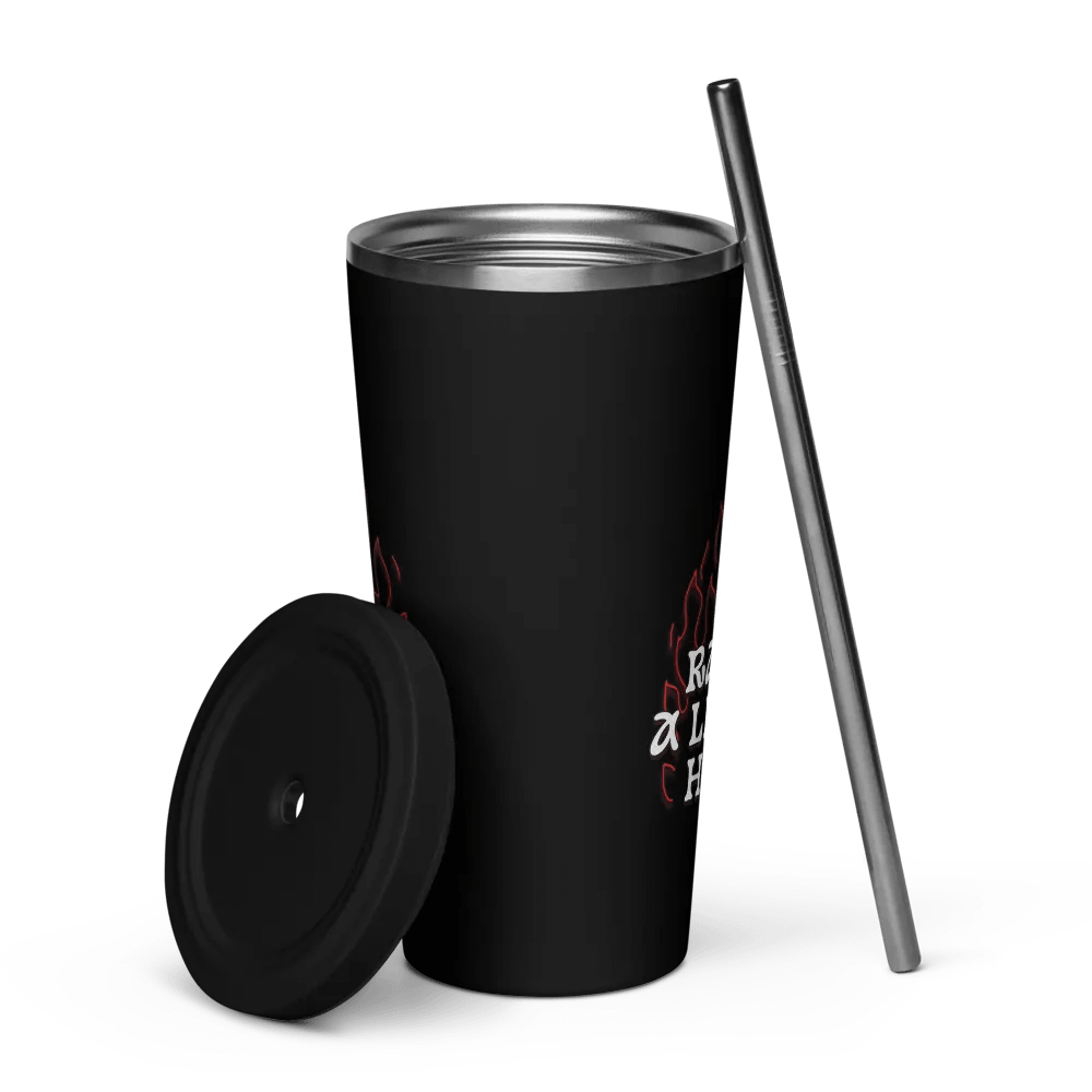 Raise a Little Hell INSULATED TUMBLER WITH A STRAW product image (6)