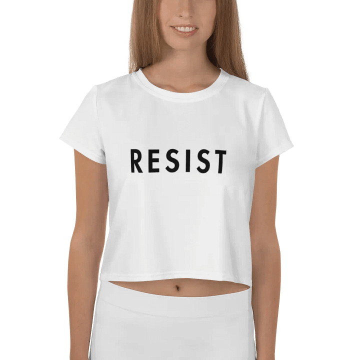 Resist Cropped Tee. product image (1)