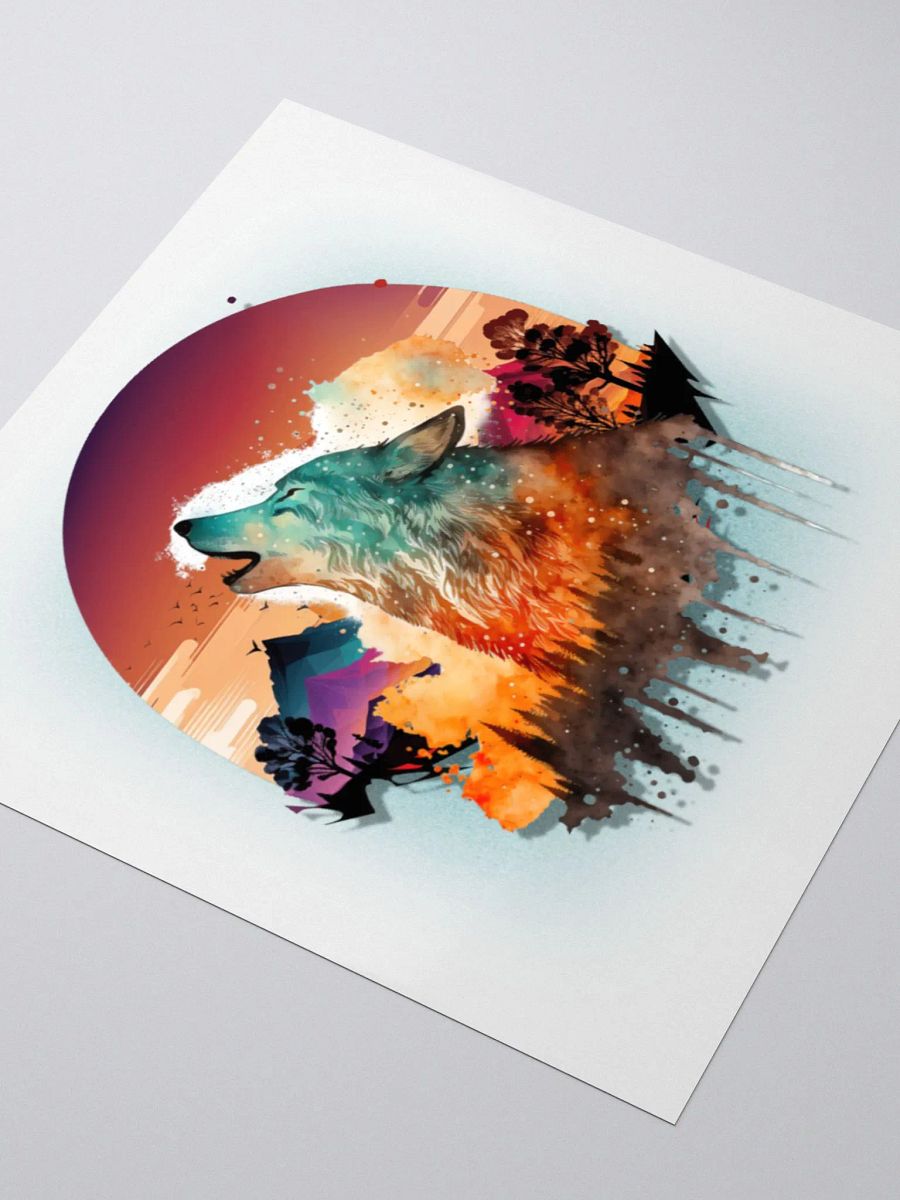 Sunset wolf product image (3)