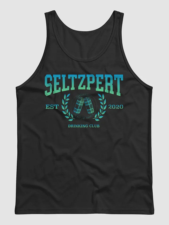 Seltzpert Drinking Club Tank Top Blue Lagoon product image (2)