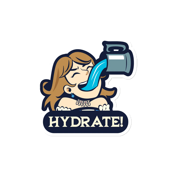 GM JoJo Hydrate! Emoji Magnet product image (2)