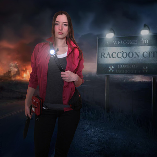 On my way to Raccoon City!
Have you seen my brother, Chris?

Edit by @linfordmiles 

------------------------
And thus begins...
