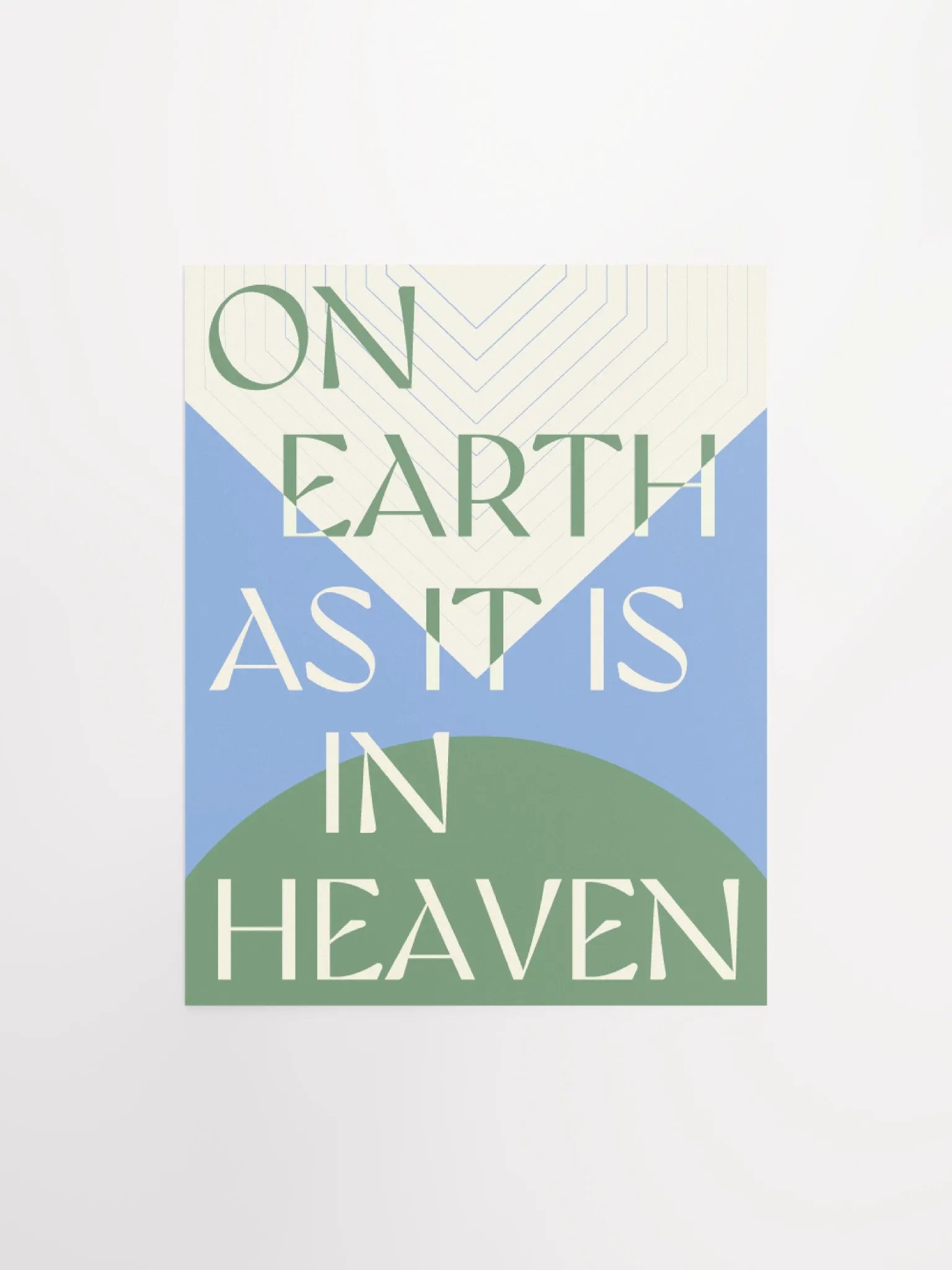On Earth as it is in Heaven Poster product image (1)