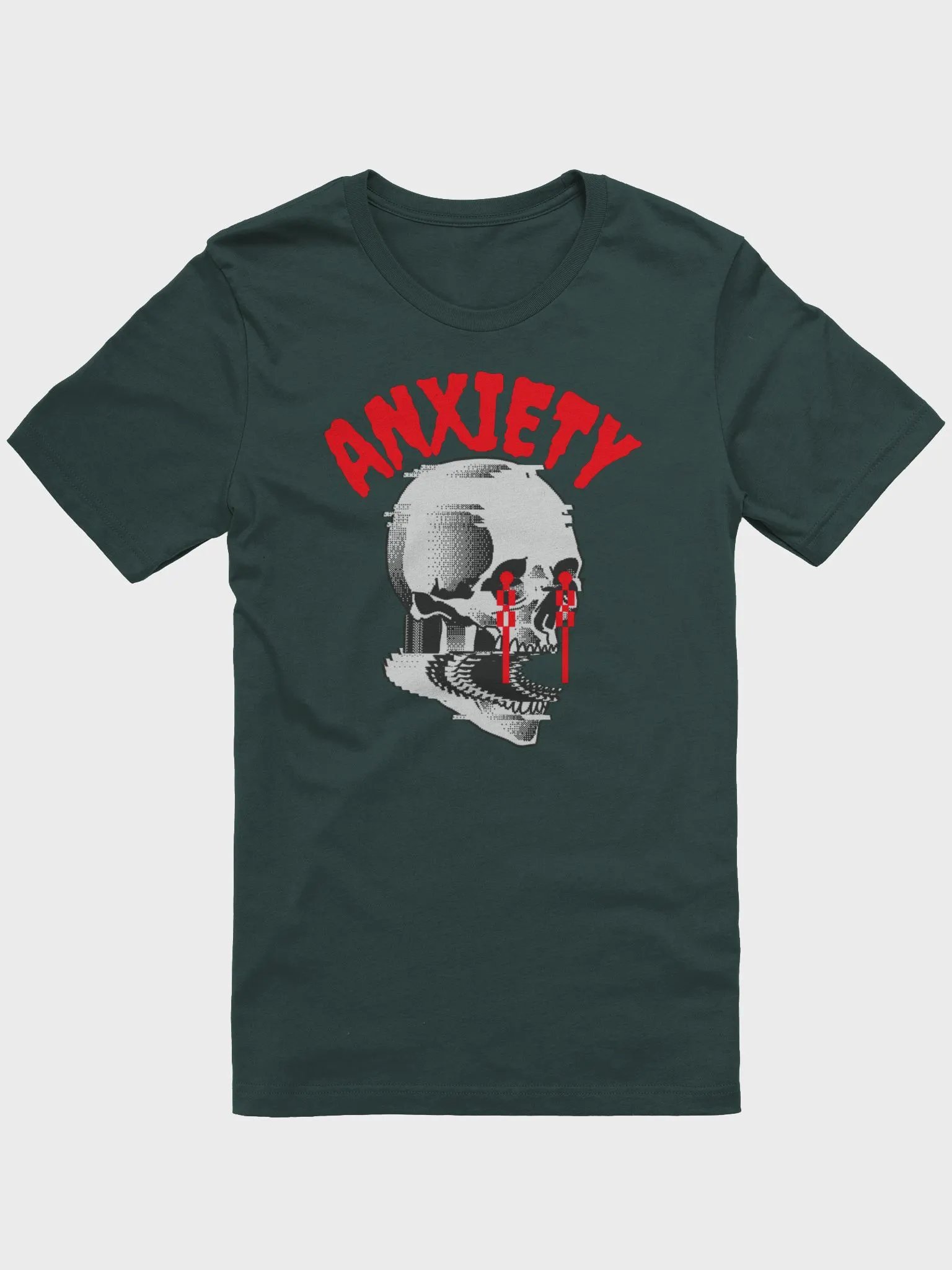 Anxiety supersoft unisex t-shirt product image (2)