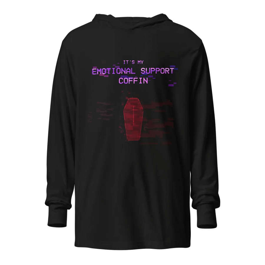 Emotional Support Coffin Light Hoodie product image (1)