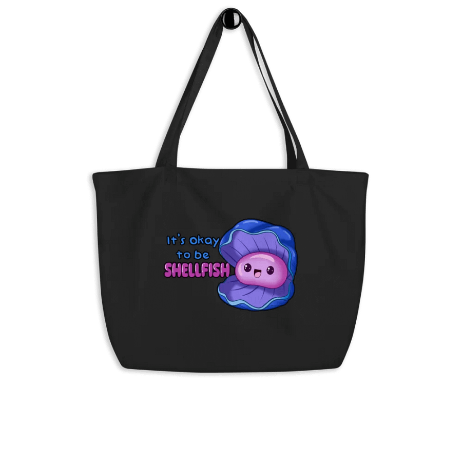 It's okay to be shellfish tote product image (5)