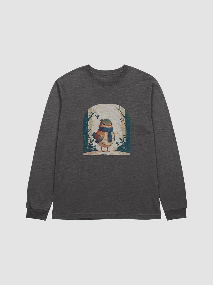 Cozy Winter Bird Long Sleeve Tee product image (1)