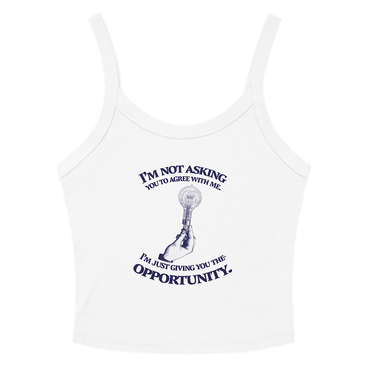 I'm Not Asking You Micro-Rib Tank Top product image (2)