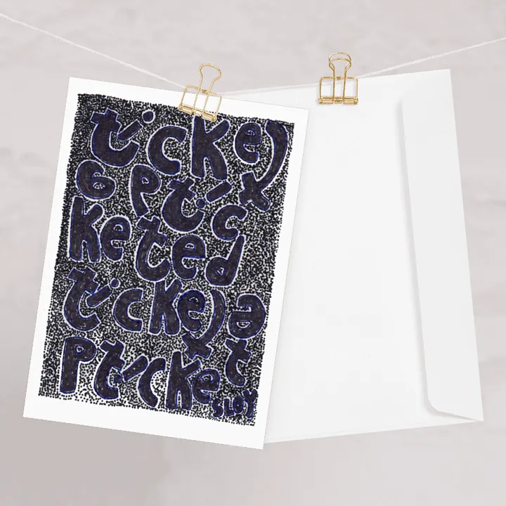 Ticketed Greeting Card product image (1)