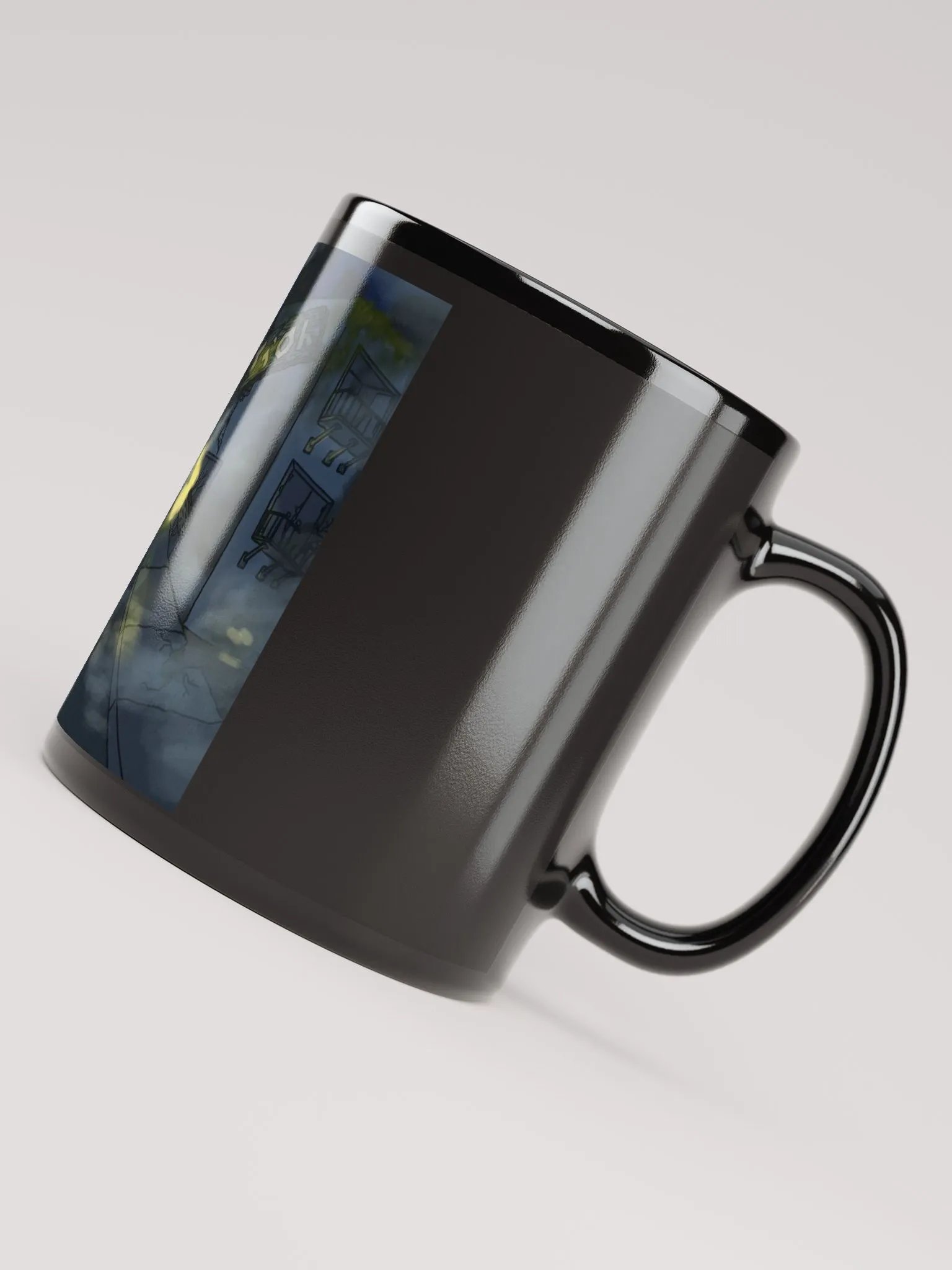 Black Glossy Mug - Cryptid Wasteland product image (3)