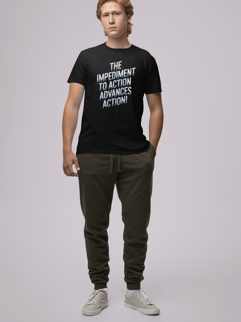 The Impediment to Action Advances Action - Stoic Philosophy TSHIRT product image (39)