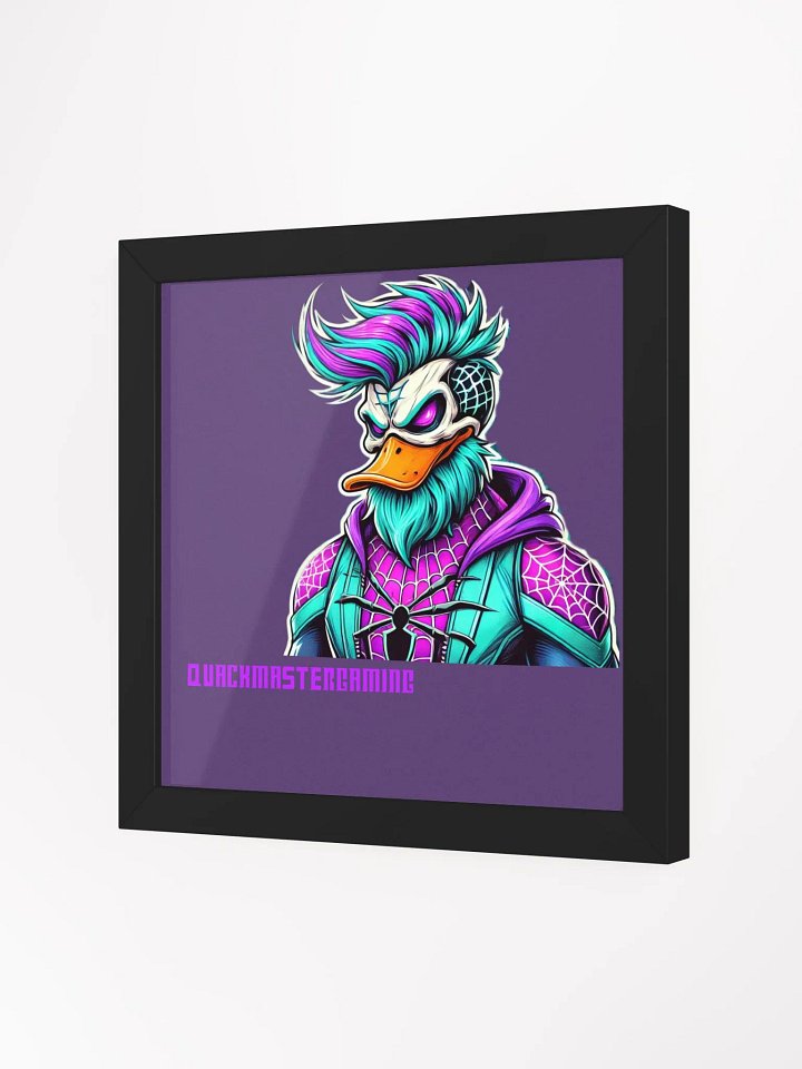 QuackMasterGaming Heroic Duck Framed Poster product image (6)