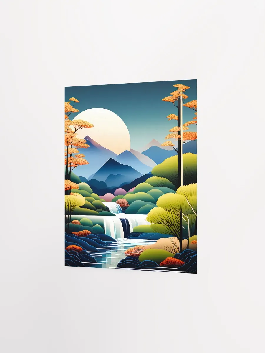 Vivid Landscape - Poster - Small and Standard Sizes - 8x10-11x14-12x16-16x20 Inches product image (8)