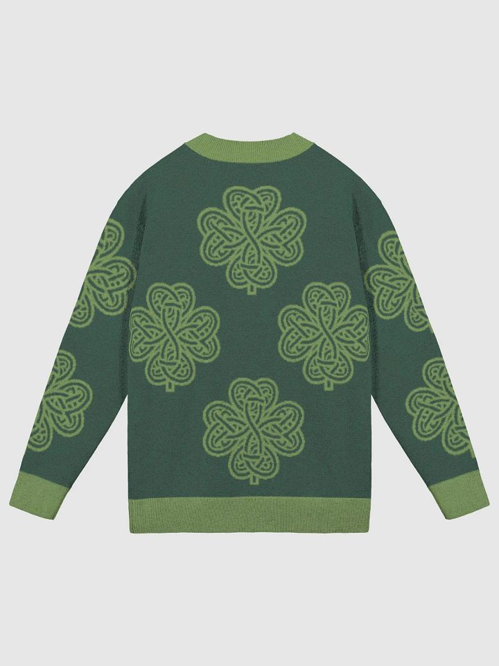 Celtic Knot Knit Clover Cardigan 🍀 product image (2)