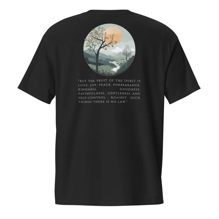 Virtues of Faith Christian Pocket T-Shirt | Galatians 5:22-23 product image (1)