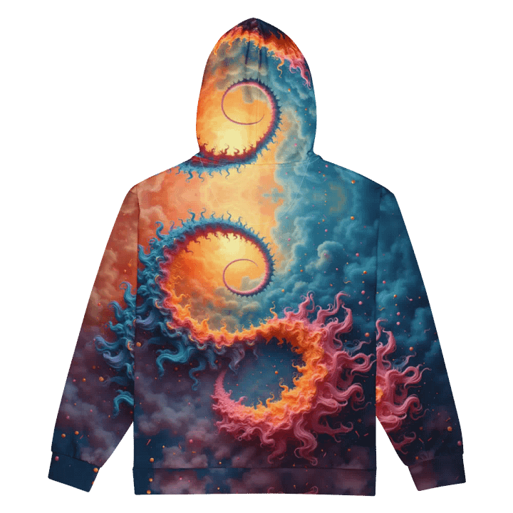 Zippered Hoodie - FRACTAL product image (2)