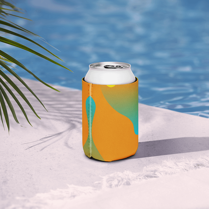 70s Wave Can Coozie product image (1)