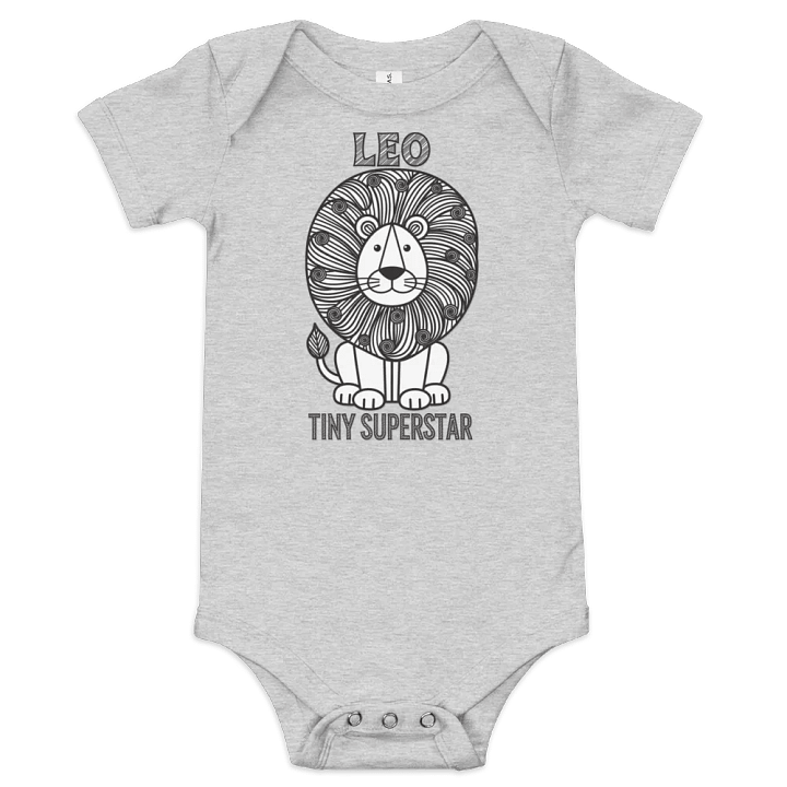 Leo Tiny Superstar Baby Onesie product image (4)