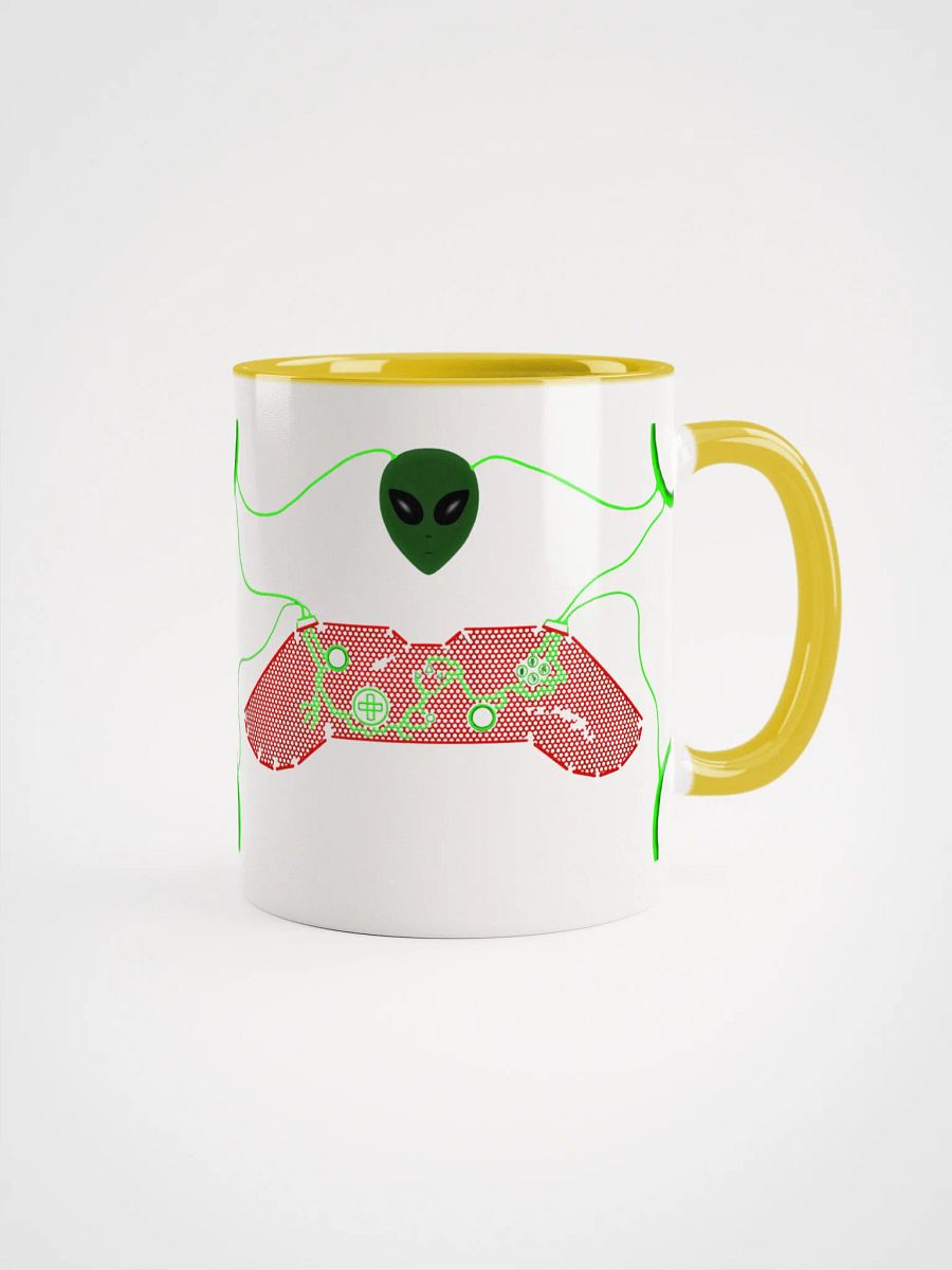 Galactic Green Alien Ceramic Mug product image (1)