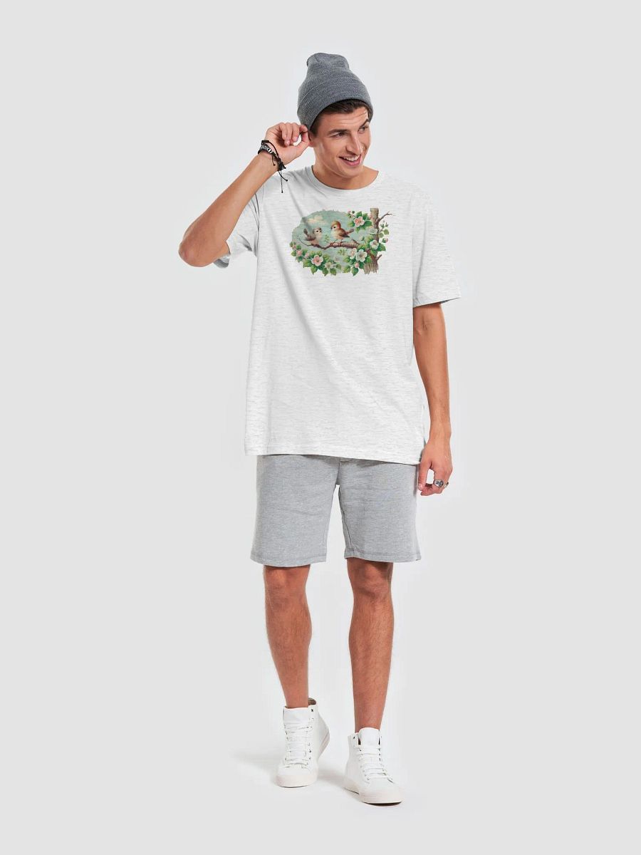 Whimsical Birds and Blooms Supersoft T-Shirt product image (6)
