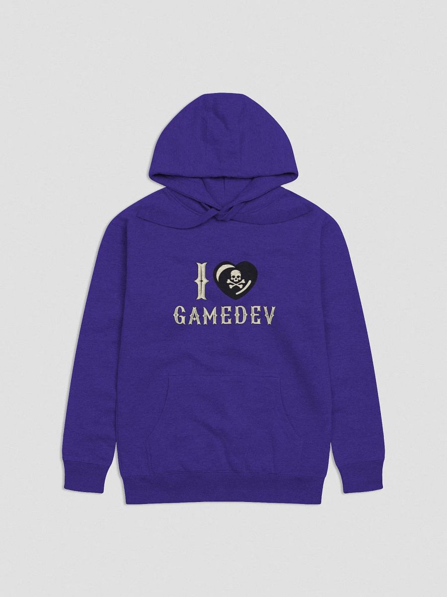I Heart Gamedev Unisex Premium Cotton Hoodie product image (1)