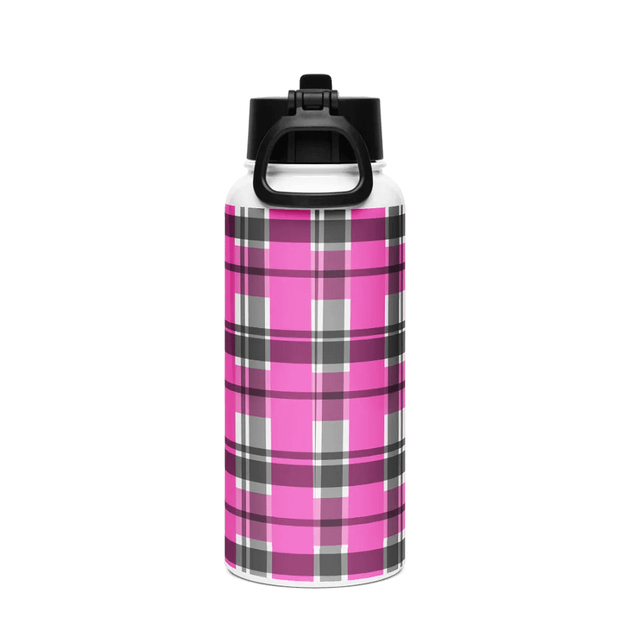 8T Sips Founders Plaid Stainless Steel Water Bottle product image (2)