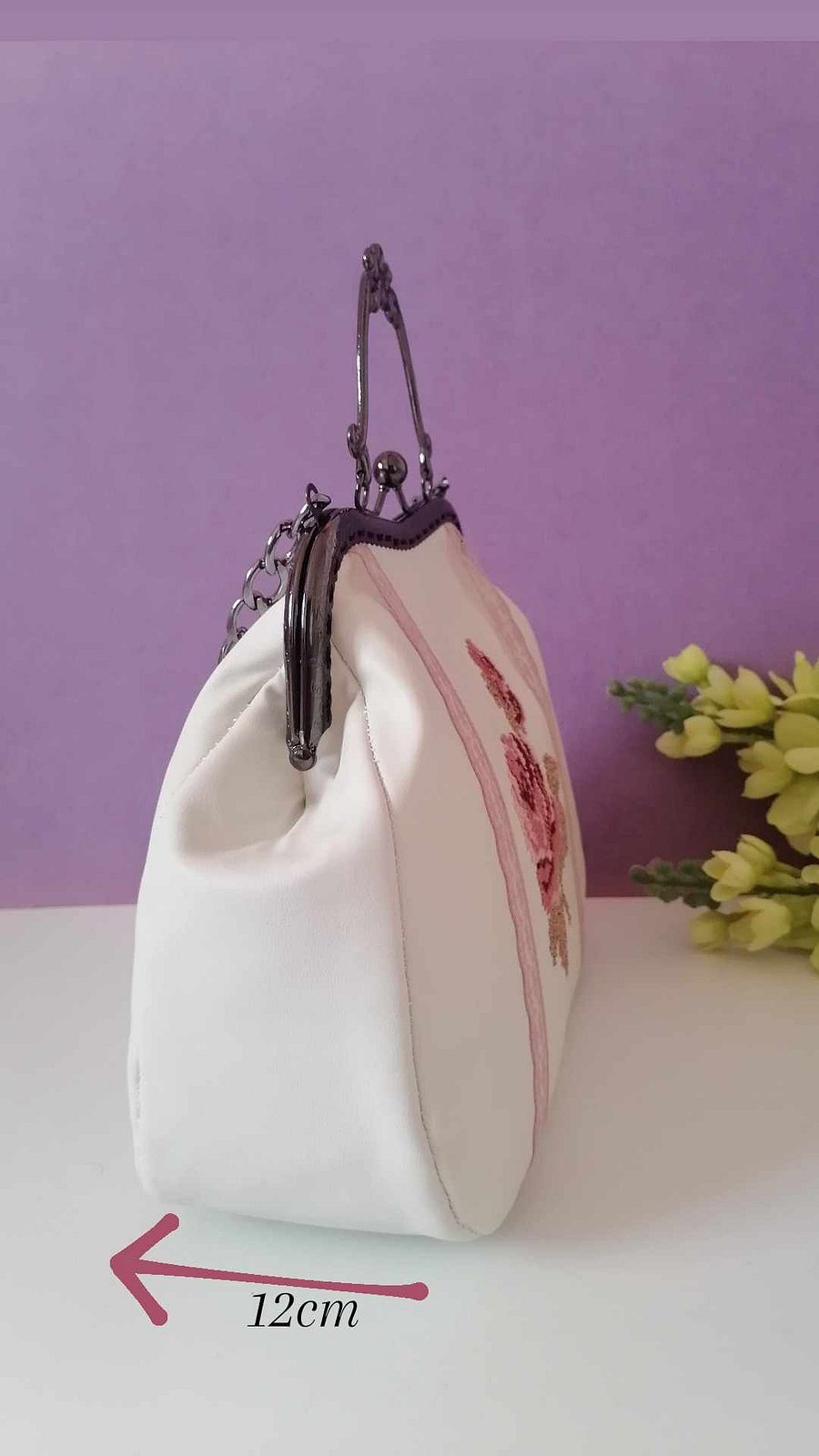 White leather bag product image (3)