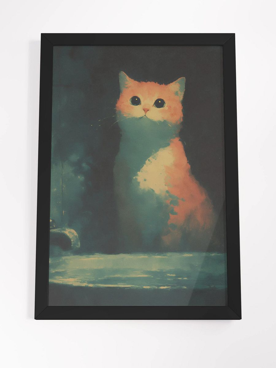 Dreamy Cat Portrait Matte Poster product image (4)