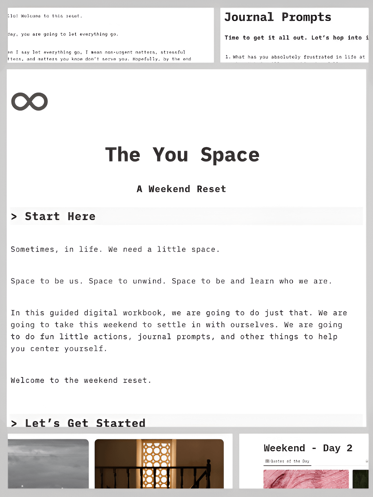 The You Space: A Notion Space for the Ultimate Weekend Reset product image (2)