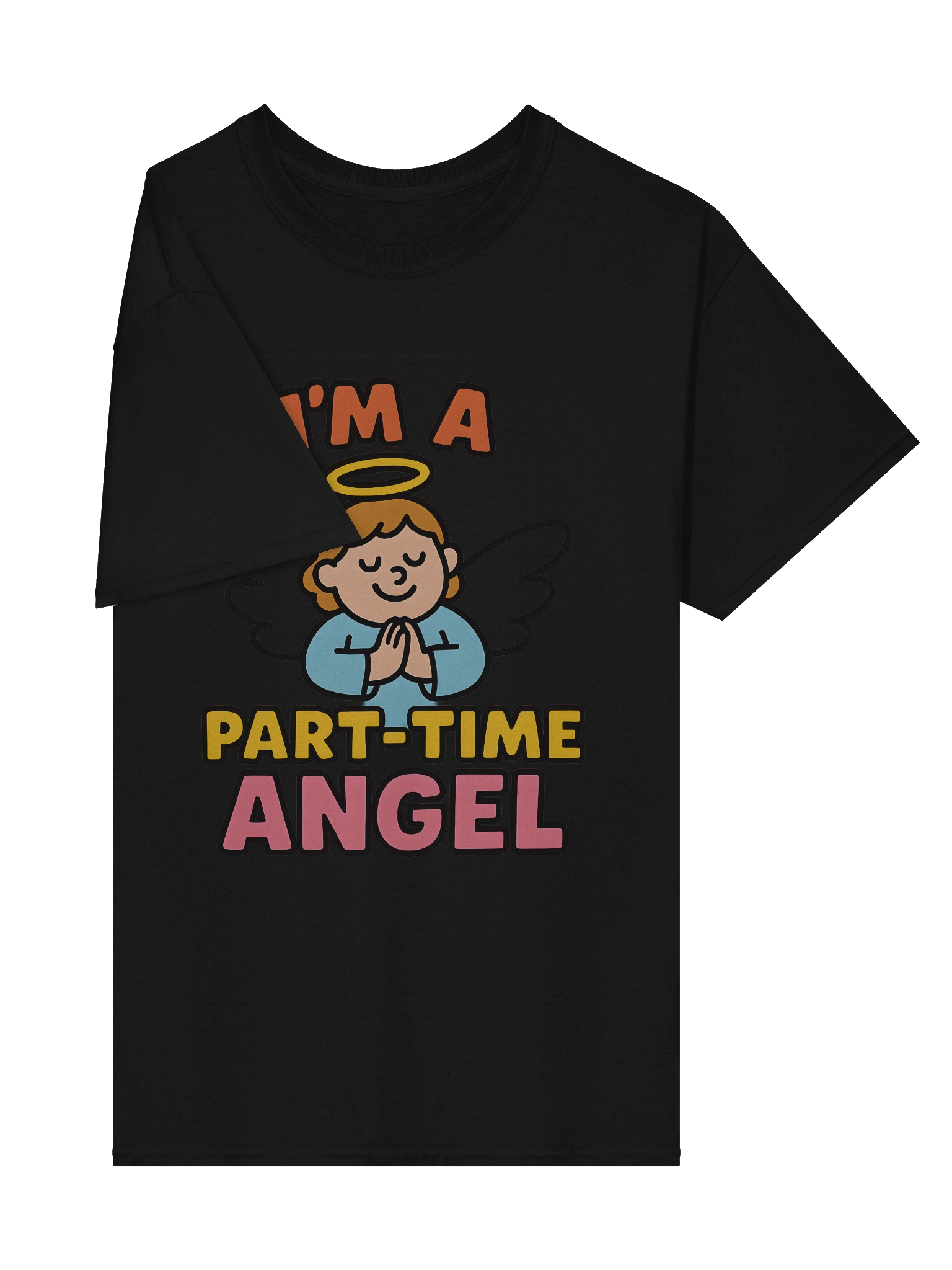 Part-Time Angel Cartoon T-Shirt product image (4)