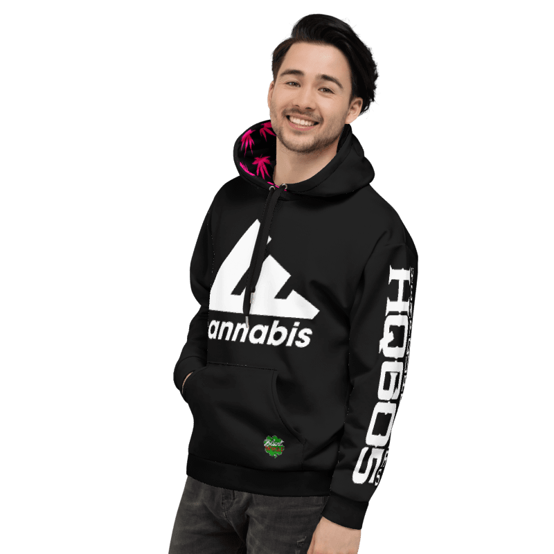Hemp Quarters Pink Cannabis/FAFO Hoodie product image (6)