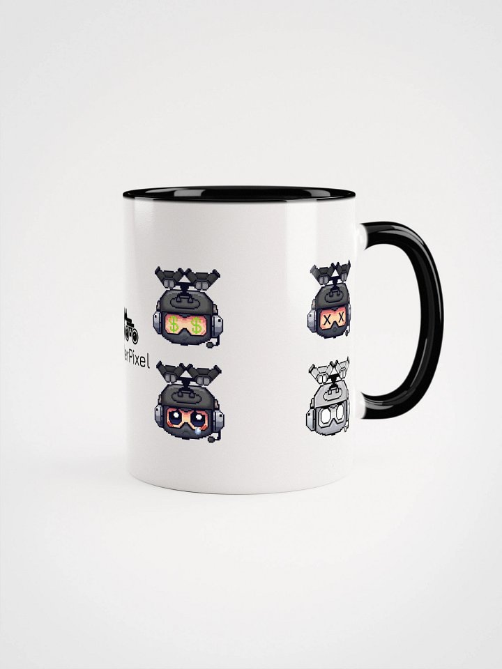 Ceramic Colored Mug With Pixy By TikTok Creator SpSoldierPixel product image (6)