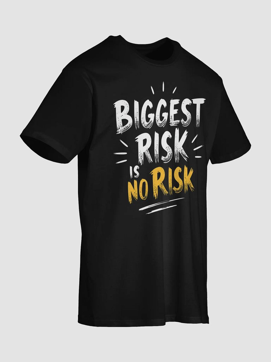 Biggest Risk Is No Risk – Inspirational Mark Zuckerberg Quote T-Shirt | Empower Your Journey, Embrace Boldness & Transform Your Life! product image (7)