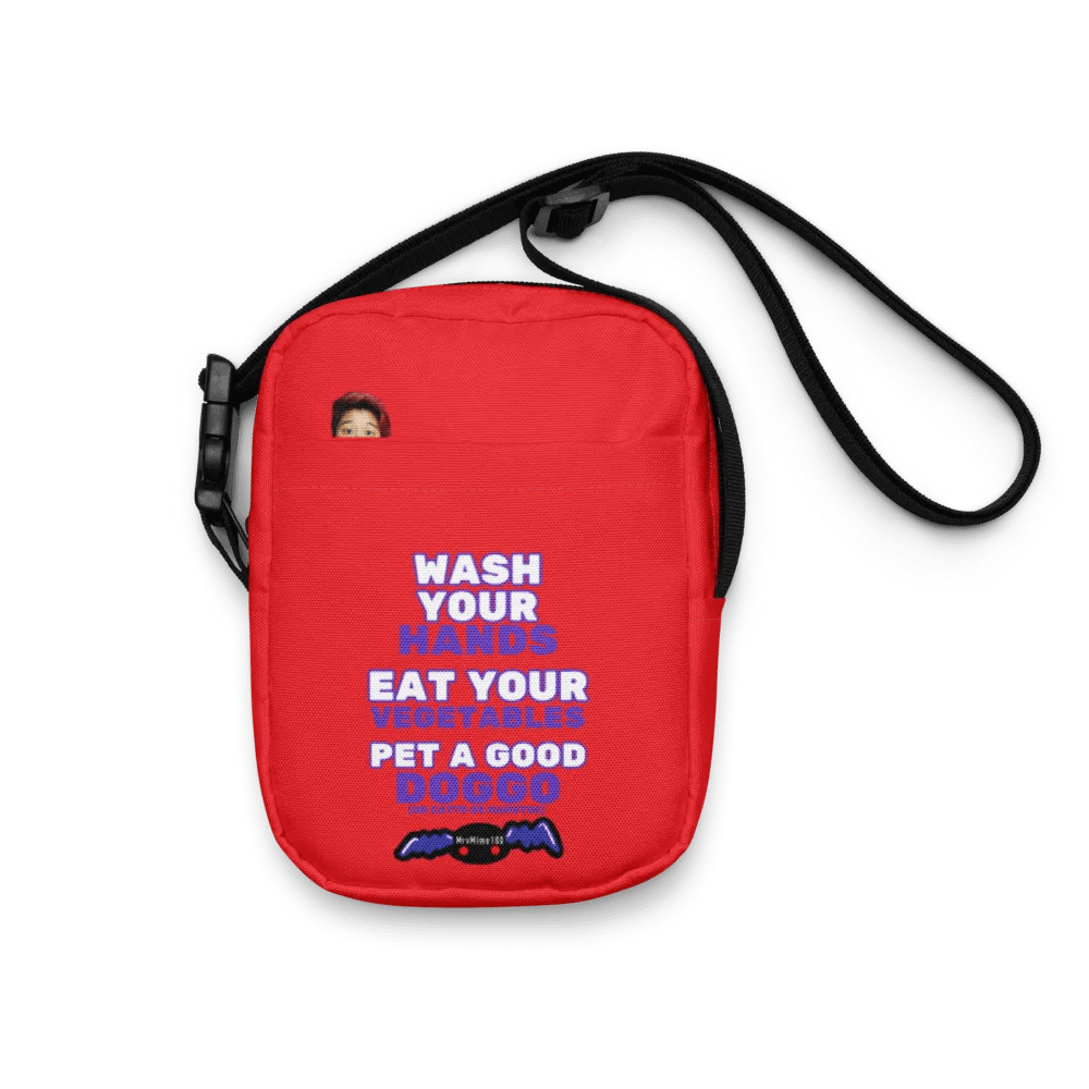 Wash Your Hands, Eat your Veggies, Pet a Doggo (Valor Crossbody Bag) product image (7)
