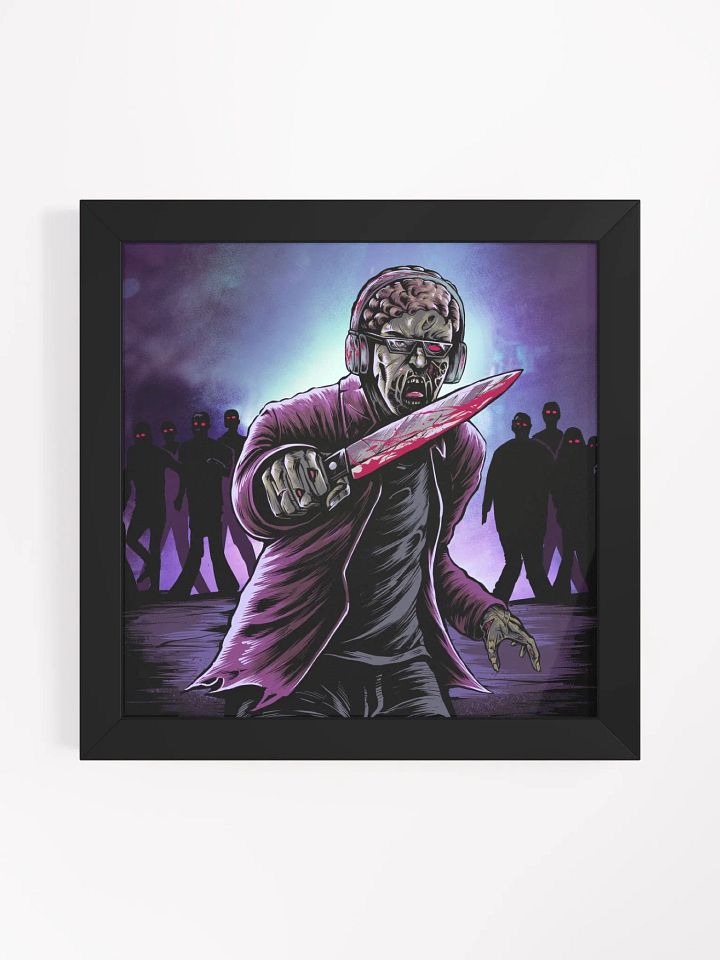 ZombieSlayer2948 Horror Edition Square Framed High-Quality Matte Poster (in) product image (1)