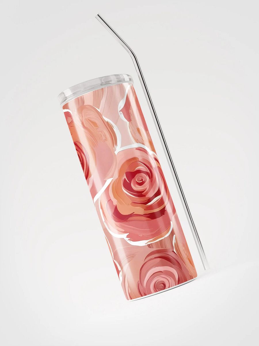 Rose Swirl Stainless Steel Tumbler product image (3)