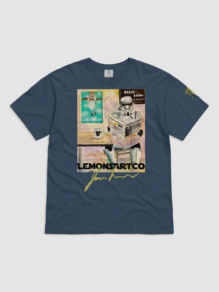 Stormtrooper Taking a Break in the Office Break Room Tee product image (8)