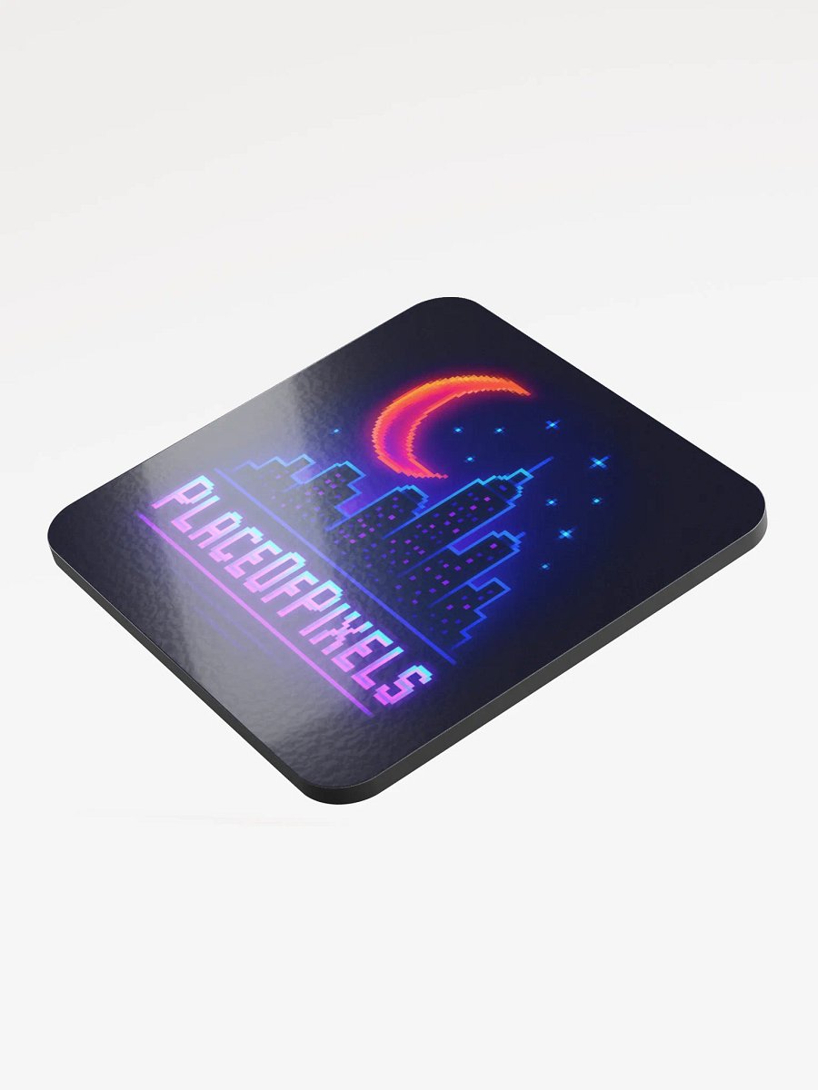 PlaceOfPixels Logo Cork Coaster For Pixel Perfect Breaks product image (3)