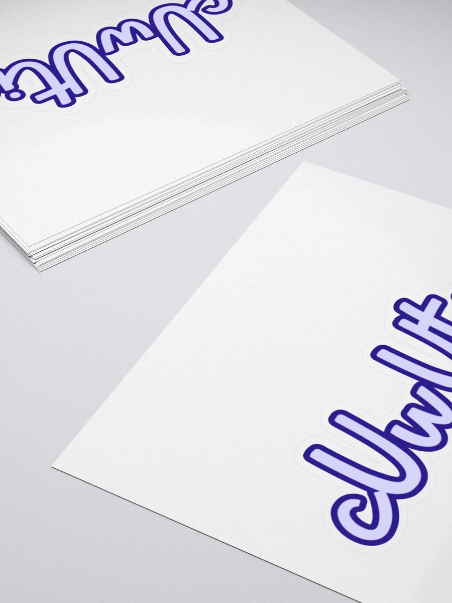 cUwUtie Sticker, Blue product image (11)